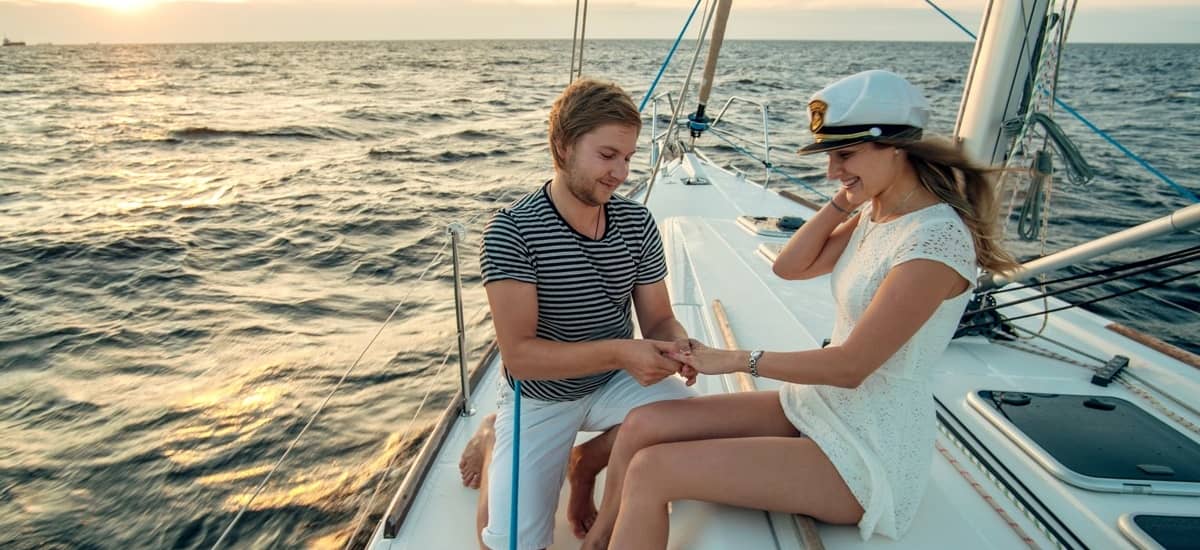 Yacht Proposal in Dubai